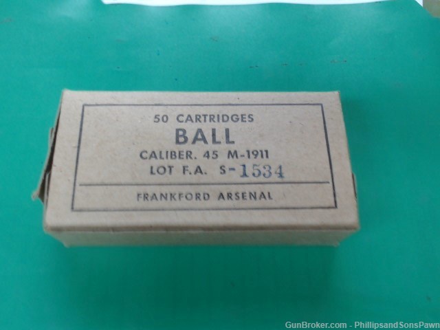 Frankford Arsenal M-1911 .45 acp Lot FA-1534-img-2
