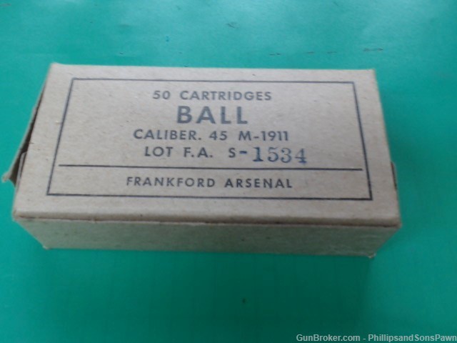 Frankford Arsenal M-1911 .45 acp Lot FA-1534-img-0