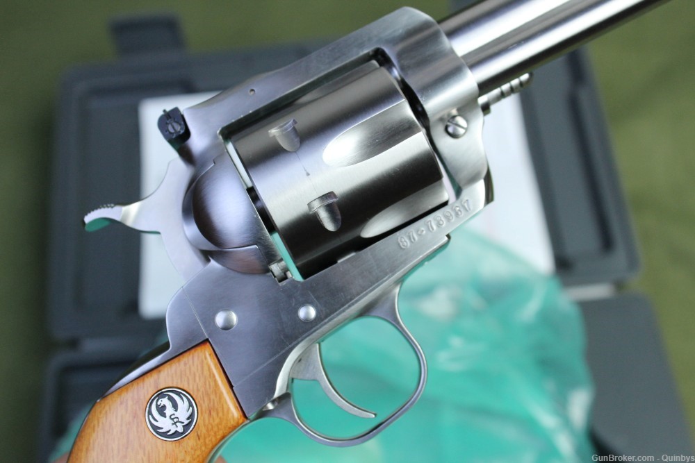 2008 Ruger Blackhawk New Model Stainless 44 Mag 5 1/2" SA Revolver-img-8