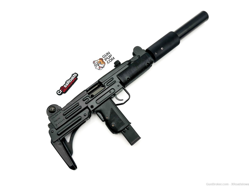 IMI UZI Model B 9mm Luger w/ Original Box and Manual-img-0