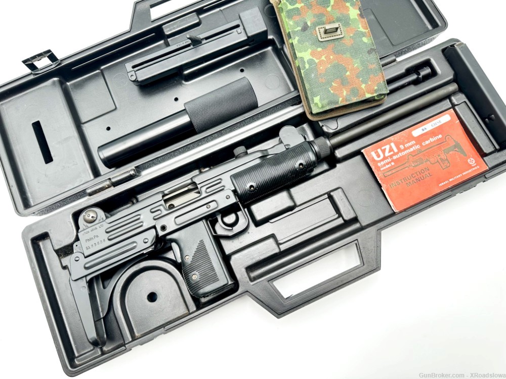 IMI UZI Model B 9mm Luger w/ Original Box and Manual-img-2