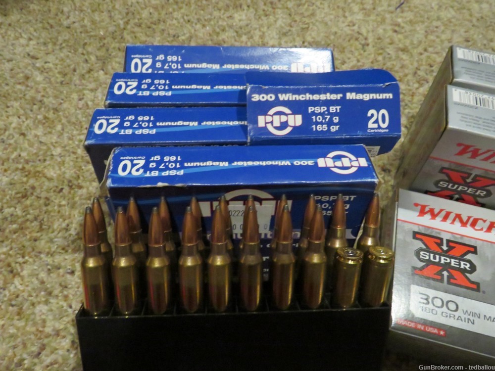 300 Win Mag Reloading Supply Package with Dies, Cases, Ammo and Bullets-img-4