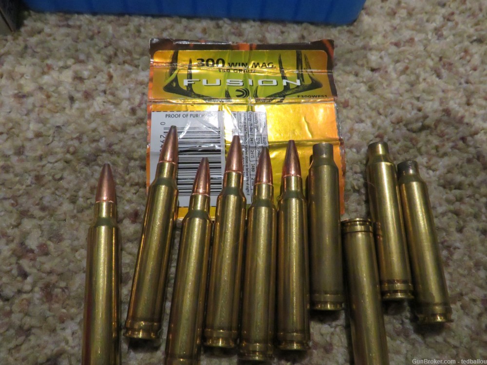 300 Win Mag Reloading Supply Package with Dies, Cases, Ammo and Bullets-img-5