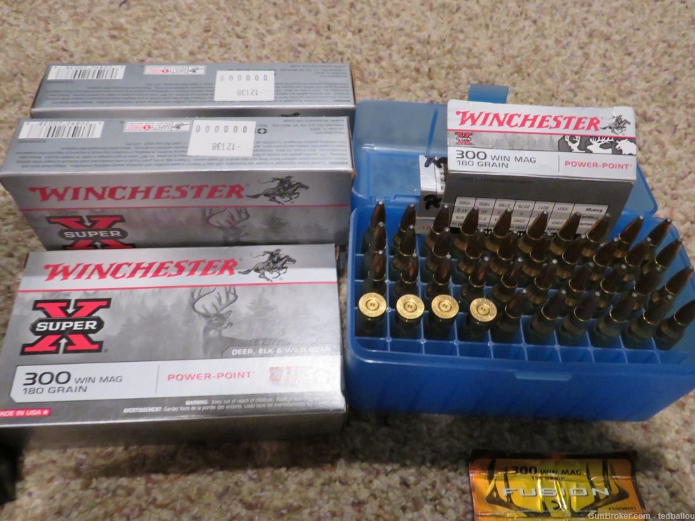 300 Win Mag Reloading Supply Package with Dies, Cases, Ammo and Bullets-img-3