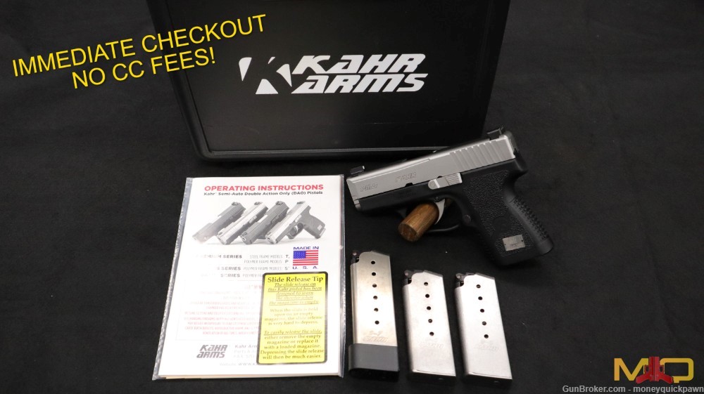 Kahr PM9 9mm New In Box Penny Start!-img-0