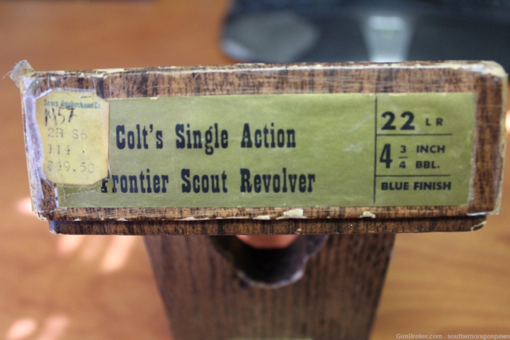 1962 Colt Single Action Frontier Scout .22 Mag 4.75" Barrel W/ Box C&R-img-34