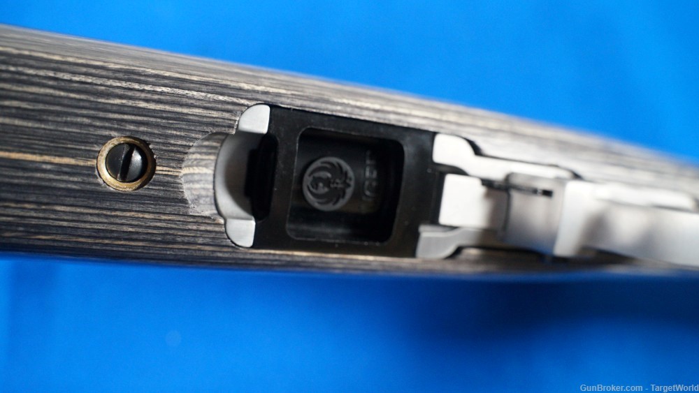 RUGER 10/22 STAINLESS STEEL WITH ORIGINAL ZYTEL BOAT PADDLE STOCK (19796)-img-28