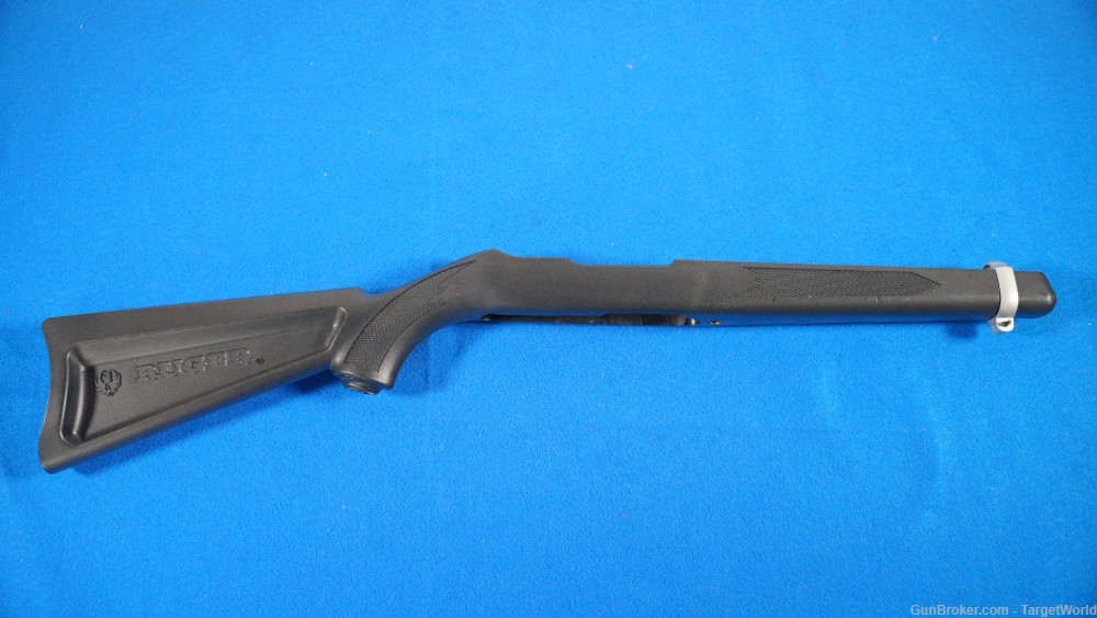 RUGER 10/22 STAINLESS STEEL WITH ORIGINAL ZYTEL BOAT PADDLE STOCK (19796)-img-36