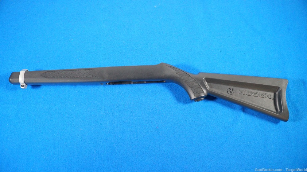 RUGER 10/22 STAINLESS STEEL WITH ORIGINAL ZYTEL BOAT PADDLE STOCK (19796)-img-42