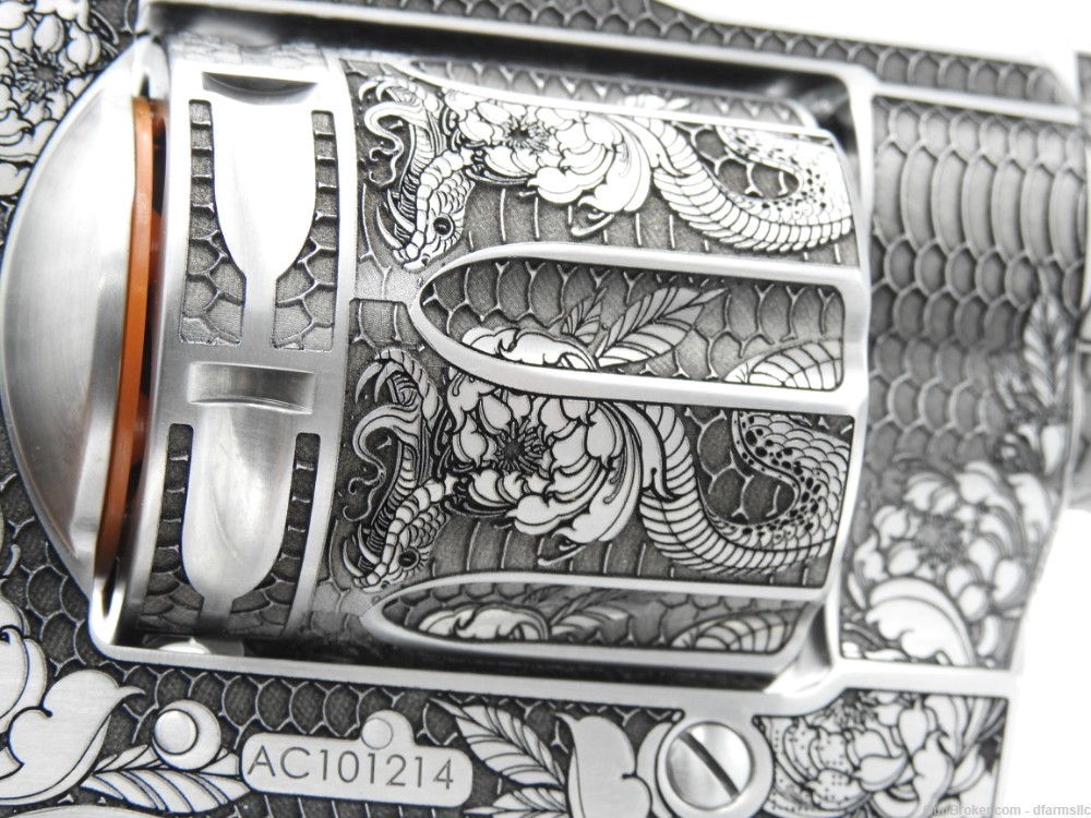 Extremely Rare Collectible Stunning Custom Engraved Colt Anaconda 8" 44 MAG-img-24