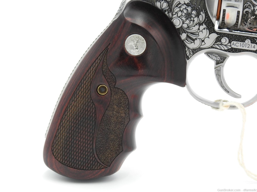 Extremely Rare Collectible Stunning Custom Engraved Colt Anaconda 8" 44 MAG-img-20