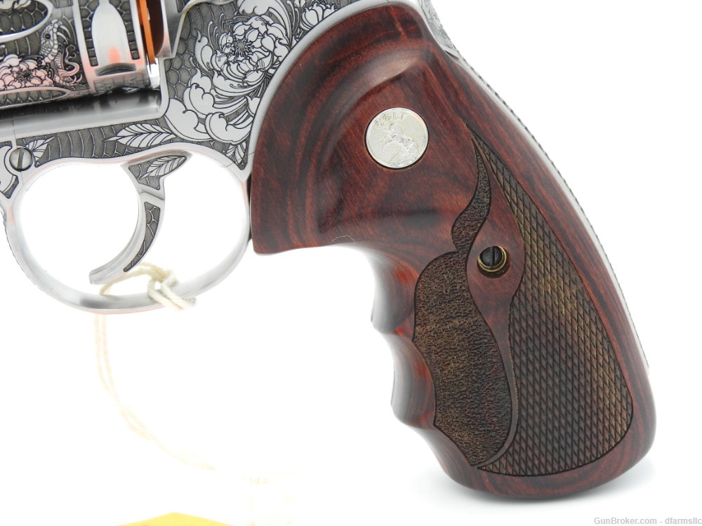 Extremely Rare Collectible Stunning Custom Engraved Colt Anaconda 8" 44 MAG-img-9