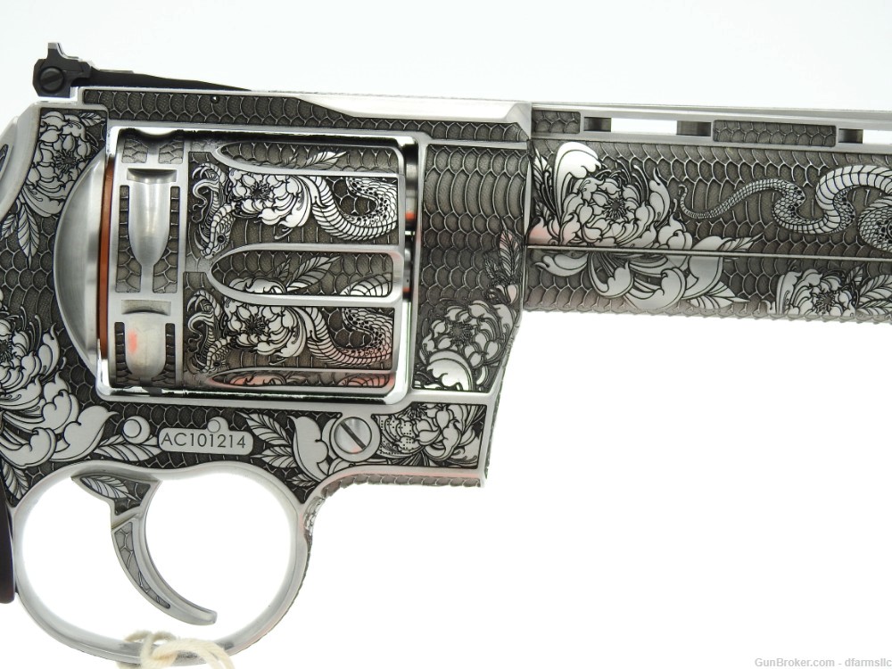 Extremely Rare Collectible Stunning Custom Engraved Colt Anaconda 8" 44 MAG-img-18