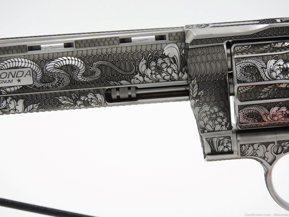 Extremely Rare Collectible Stunning Custom Engraved Colt Anaconda 8" 44 MAG-img-6