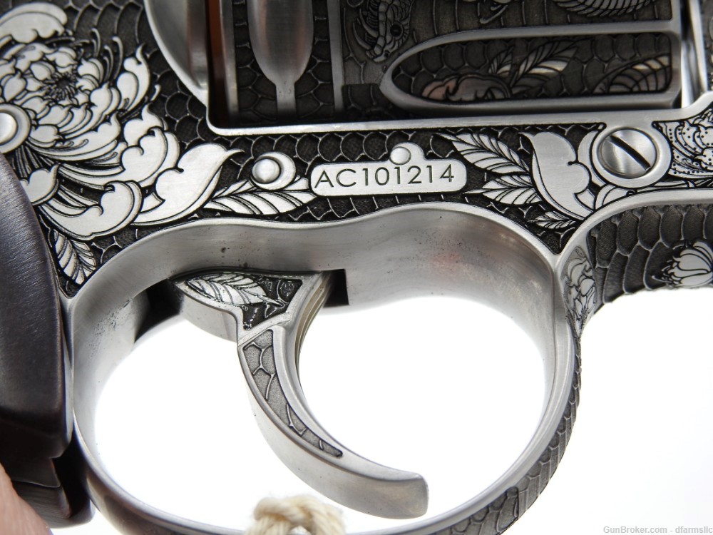 Extremely Rare Collectible Stunning Custom Engraved Colt Anaconda 8" 44 MAG-img-26