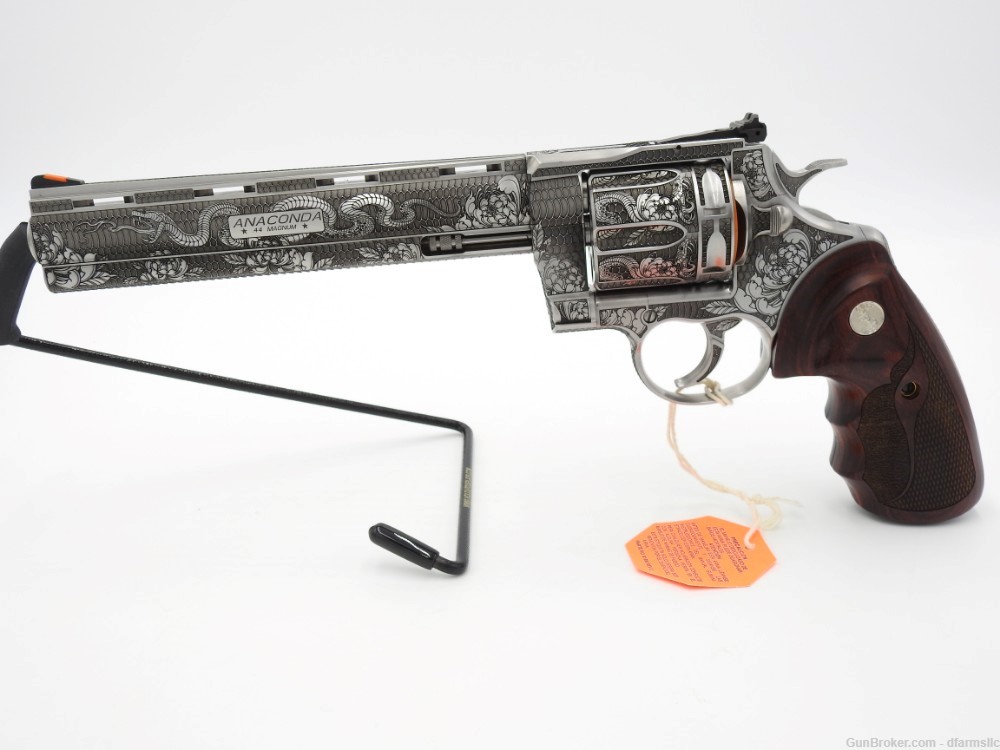 Extremely Rare Collectible Stunning Custom Engraved Colt Anaconda 8" 44 MAG-img-3