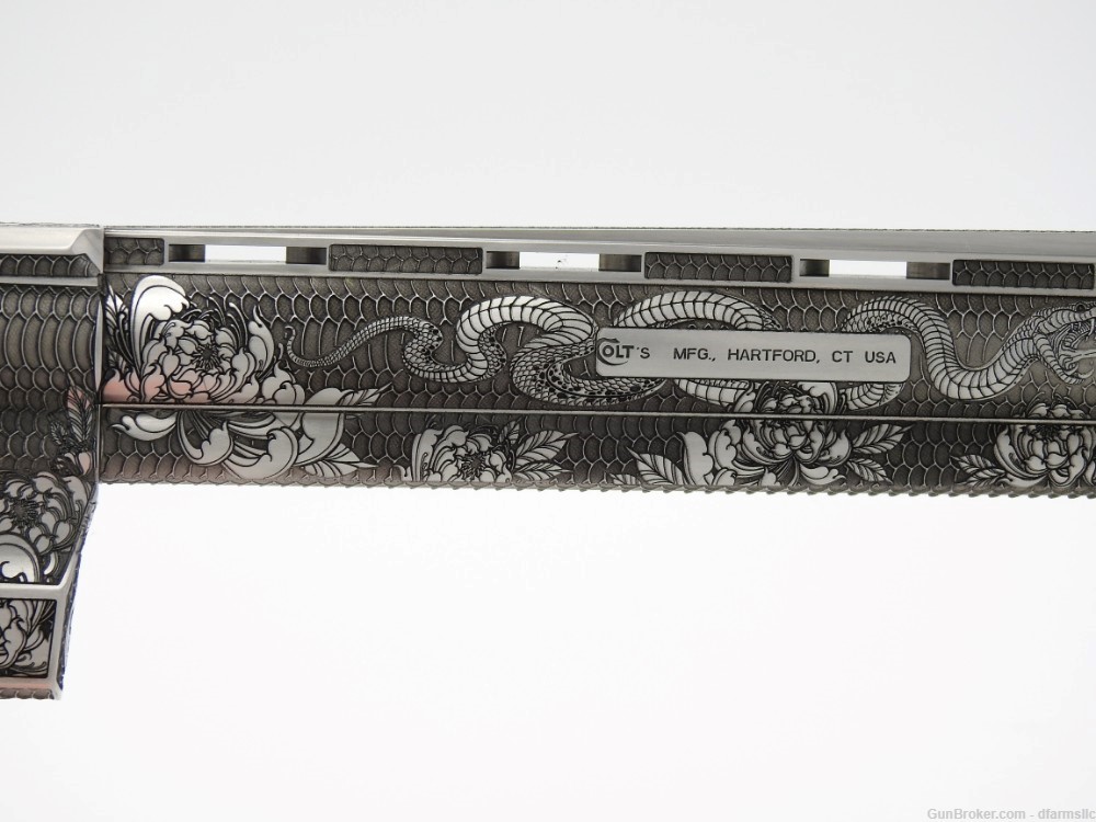 Extremely Rare Collectible Stunning Custom Engraved Colt Anaconda 8" 44 MAG-img-17
