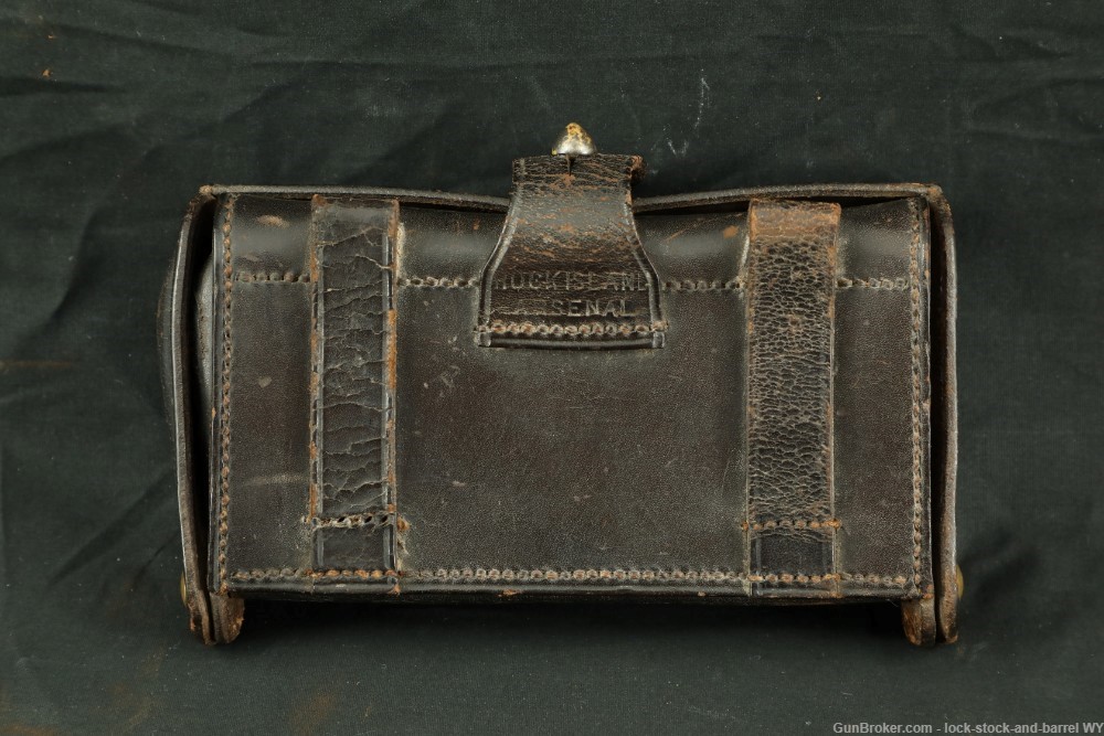 Indian War Era US .45-70 Rock Island Arsenal Pouch / 70x .45-70 Govt. Ammo-img-11