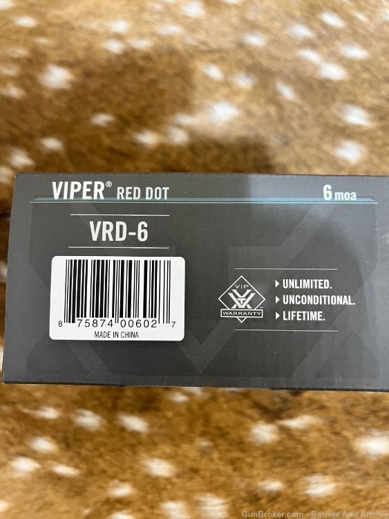 Vortex Viper 6 MOA Red Dot Great for Optics Ready Pistols Forever ...