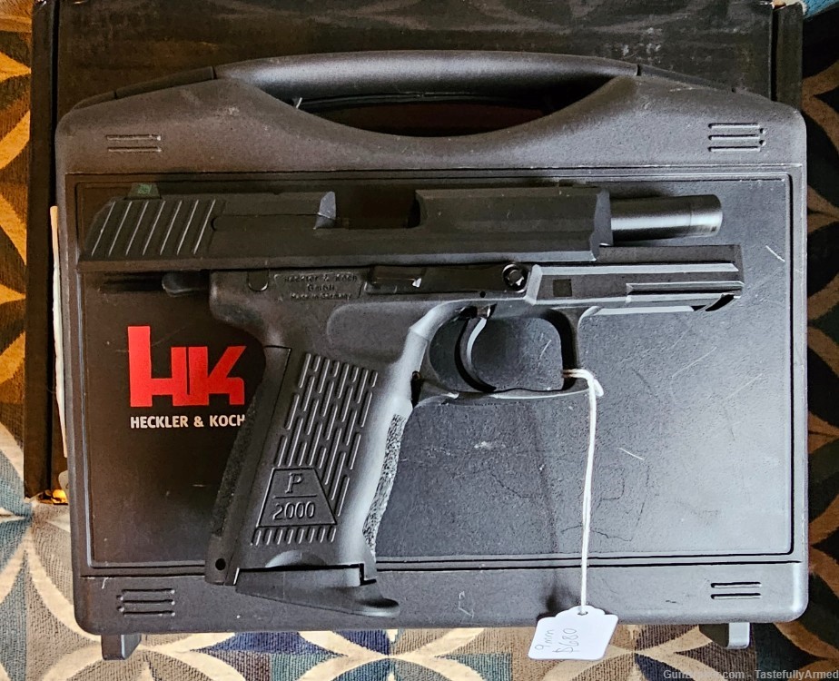 Heckler & Koch P2000 9mm Semi-Auto Pistol 15+1 3 Mags NIB-img-4