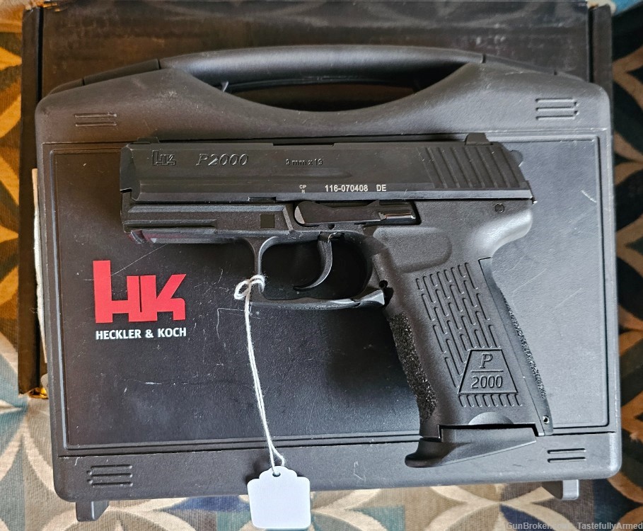 Heckler & Koch P2000 9mm Semi-Auto Pistol 15+1 3 Mags NIB-img-1