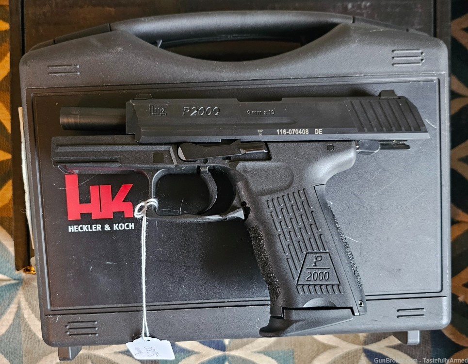 Heckler & Koch P2000 9mm Semi-Auto Pistol 15+1 3 Mags NIB-img-3