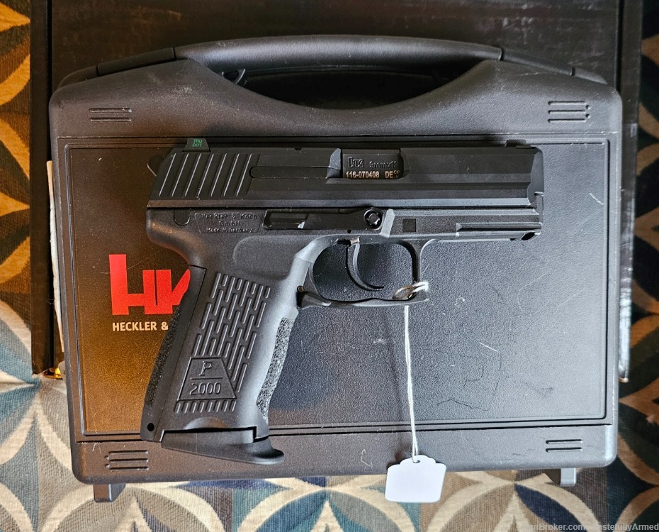 Heckler & Koch P2000 9mm Semi-Auto Pistol 15+1 3 Mags NIB-img-2
