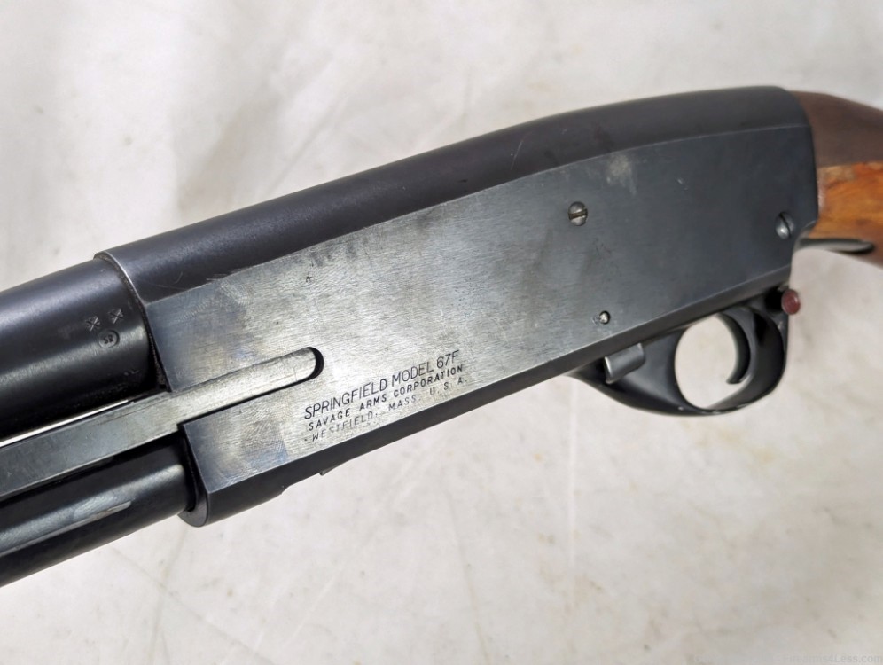 Pre 1968 Savage Arms Springfield Model 67F 20 ga 28" Pump 3" Mag-img-2