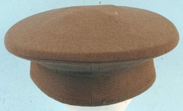 US WWII ARMY OFFICER VISOR CAP-img-1