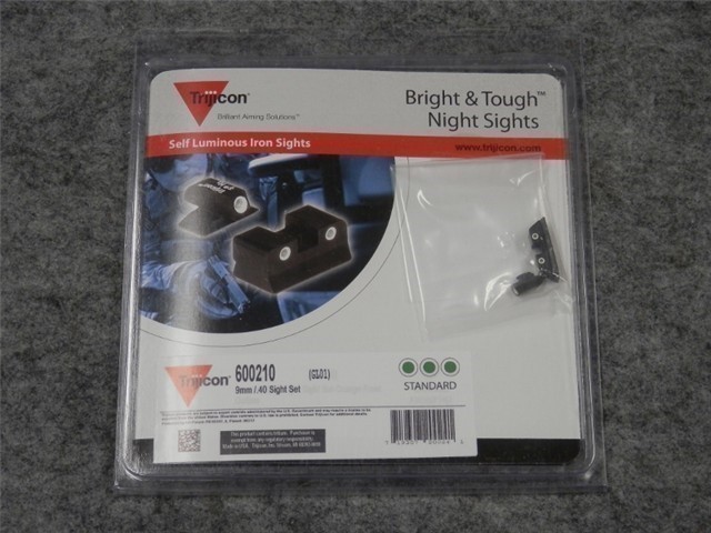 GLOCK 19 TRIJICON 3 DOT NIGHT SIGHT GL01 (NIB)-img-0