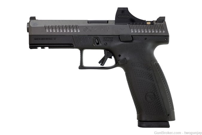 NEW-CZ P-10F P10F Full Size 9mm Pistol with Holosun SCS 86092 ! Super Deal-img-0