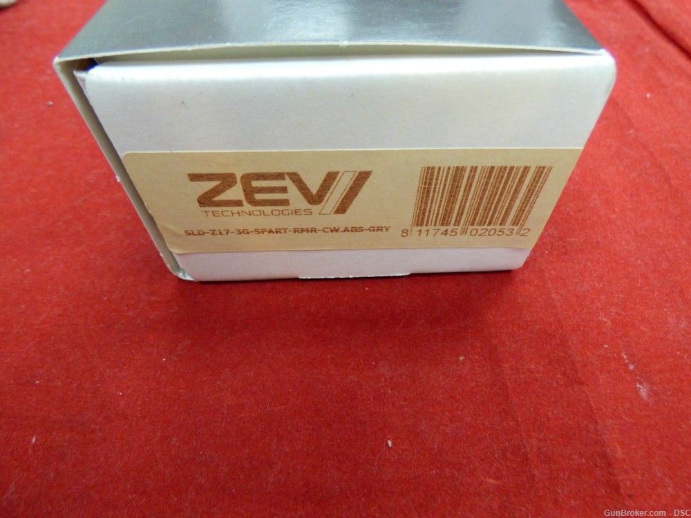 Zev Technologies Z17 Spartan OR Grey Stripped Slide G17 Gen 3 Trijicon-img-5
