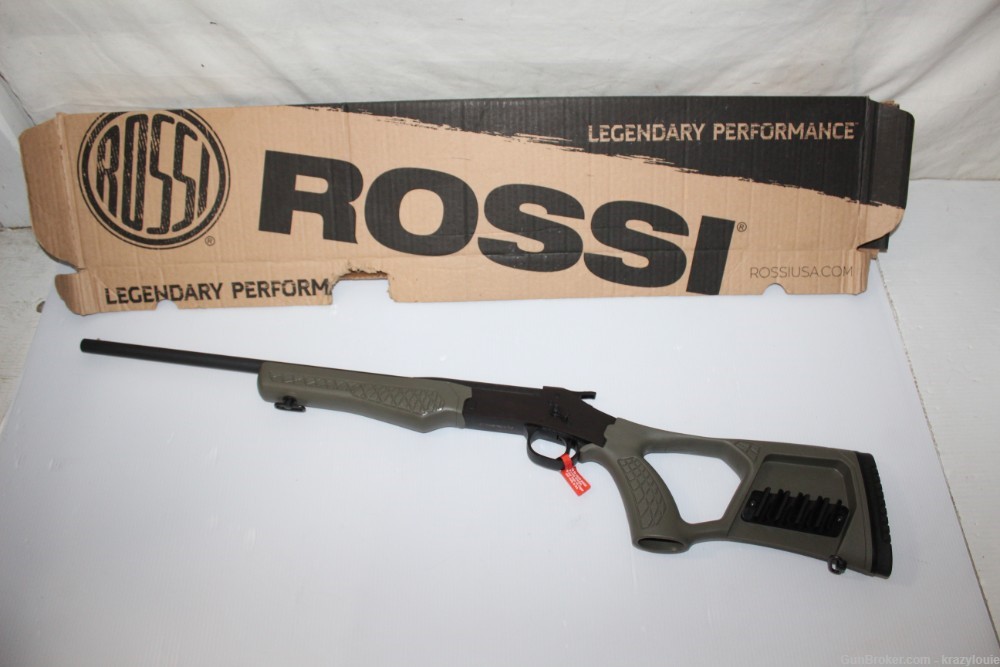 Rossi Tuffy .410 Single Shot Break Action Shotgun 18.5" OD Green w/Box NICE-img-1