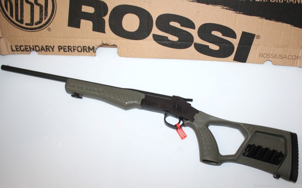 Rossi Tuffy .410 Single Shot Break Action Shotgun 18.5" OD Green w/Box NICE-img-2
