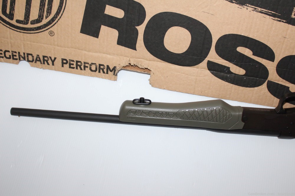 Rossi Tuffy .410 Single Shot Break Action Shotgun 18.5" OD Green w/Box NICE-img-13