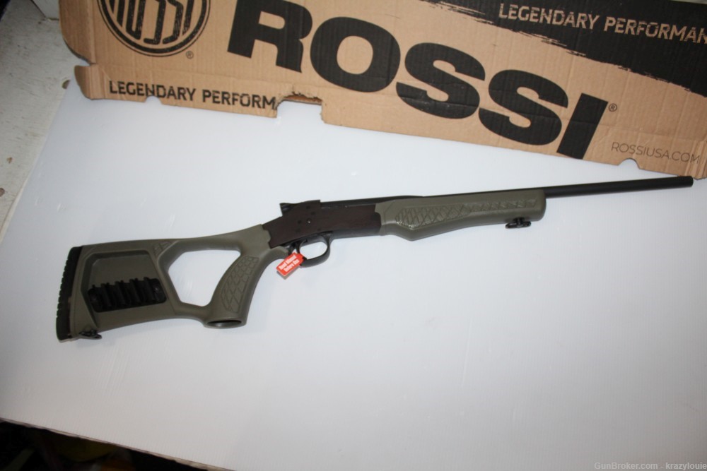 Rossi Tuffy .410 Single Shot Break Action Shotgun 18.5" OD Green w/Box NICE-img-5