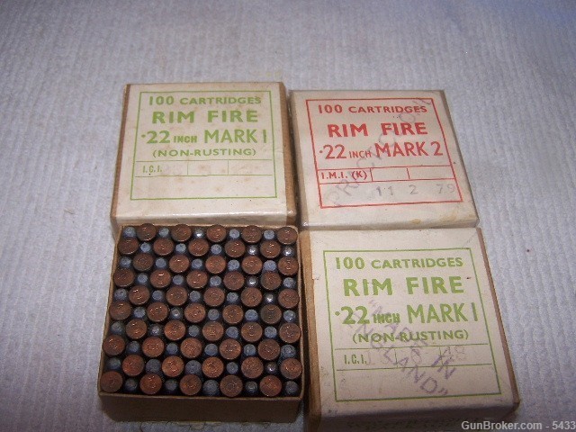 3-100RD. Full Boxes of English  22 LR 300 Rounds-img-0
