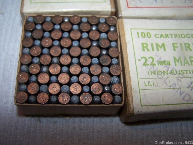 3-100RD. Full Boxes of English  22 LR 300 Rounds-img-1