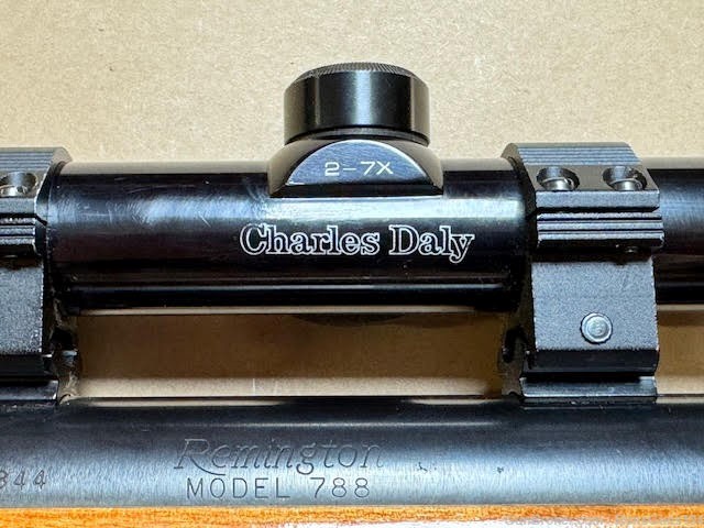 Remington Left handed 788 in 6mm Rem Charles Daly 2x7 Scope-img-11