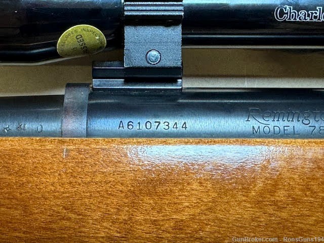 Remington Left handed 788 in 6mm Rem Charles Daly 2x7 Scope-img-9