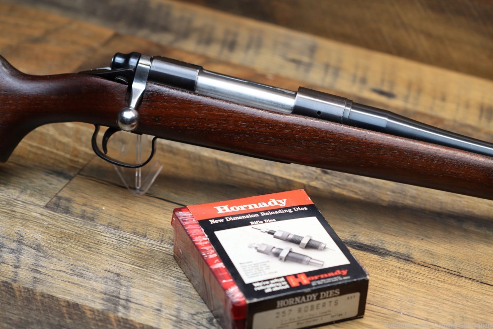 VINTAGE Remington 721 .257 Roberts Bolt Action Rifle 24" Walnut -img-0
