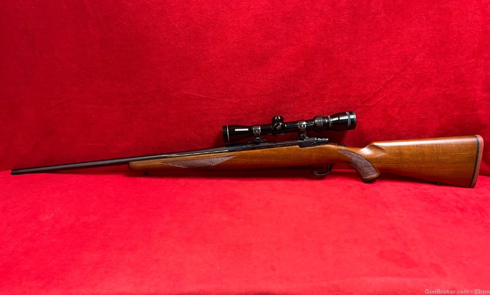 Ruger M77, .308 Win, Tang Safety, 1982, Scope & Rings, Mint-img-1
