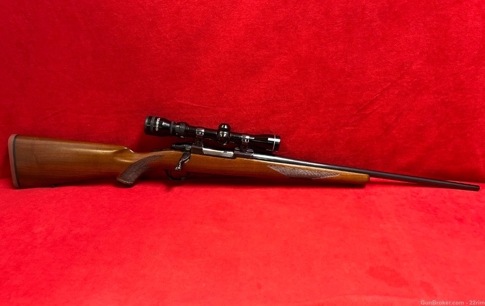 Ruger M77, .308 Win, Tang Safety, 1982, Scope & Rings, Mint-img-0