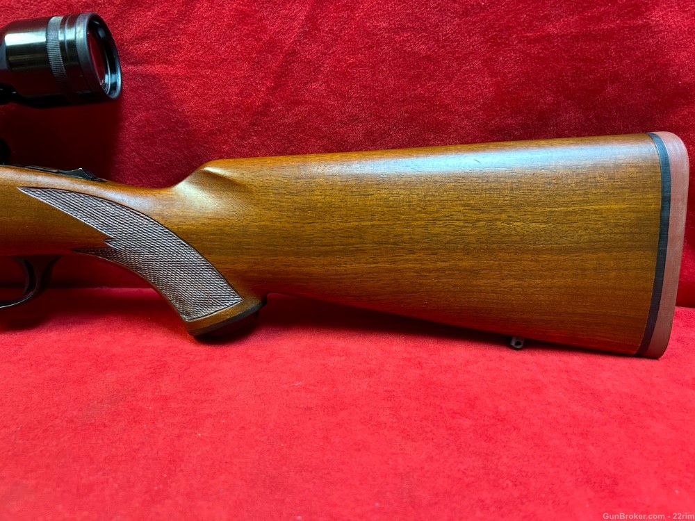 Ruger M77, .308 Win, Tang Safety, 1982, Scope & Rings, Mint-img-2