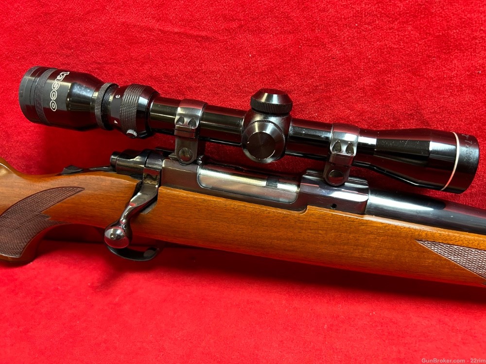 Ruger M77, .308 Win, Tang Safety, 1982, Scope & Rings, Mint-img-11