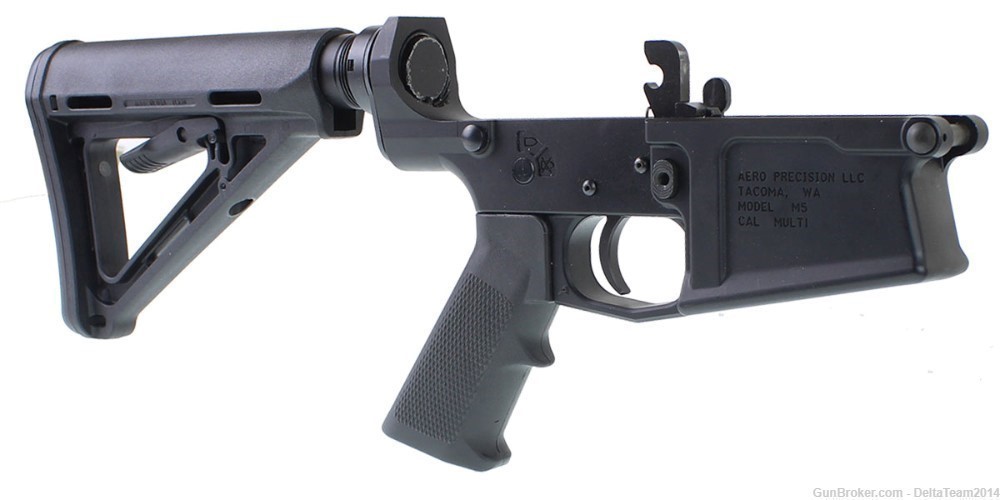 Aero Precision 308 M5 Lower Build Kit - Magpul MOE Carbine Stock-img-1