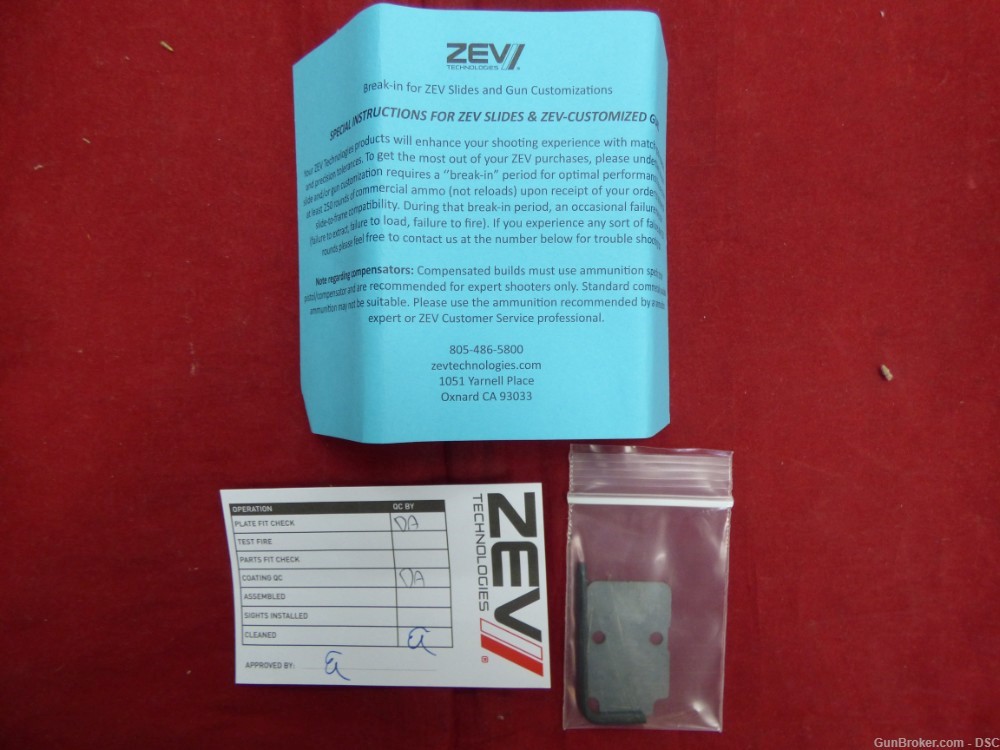Zev Technologies Z17 Prize Fighter OR Black Stripped Slide G17 Gen3 RMR Cut-img-4