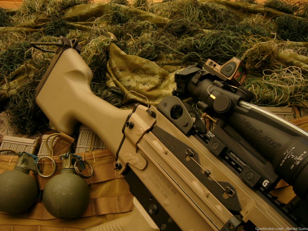 FN FNH M249 SAW M249S TRIJICON M249 OPTICS BELTED AMMO SOCOM RMR DARK EARTH-img-46