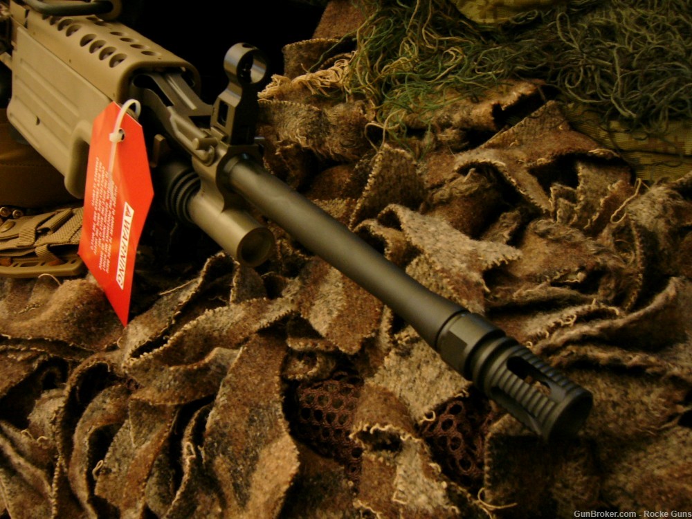FN FNH M249 SAW M249S TRIJICON M249 OPTICS BELTED AMMO SOCOM RMR DARK EARTH-img-39