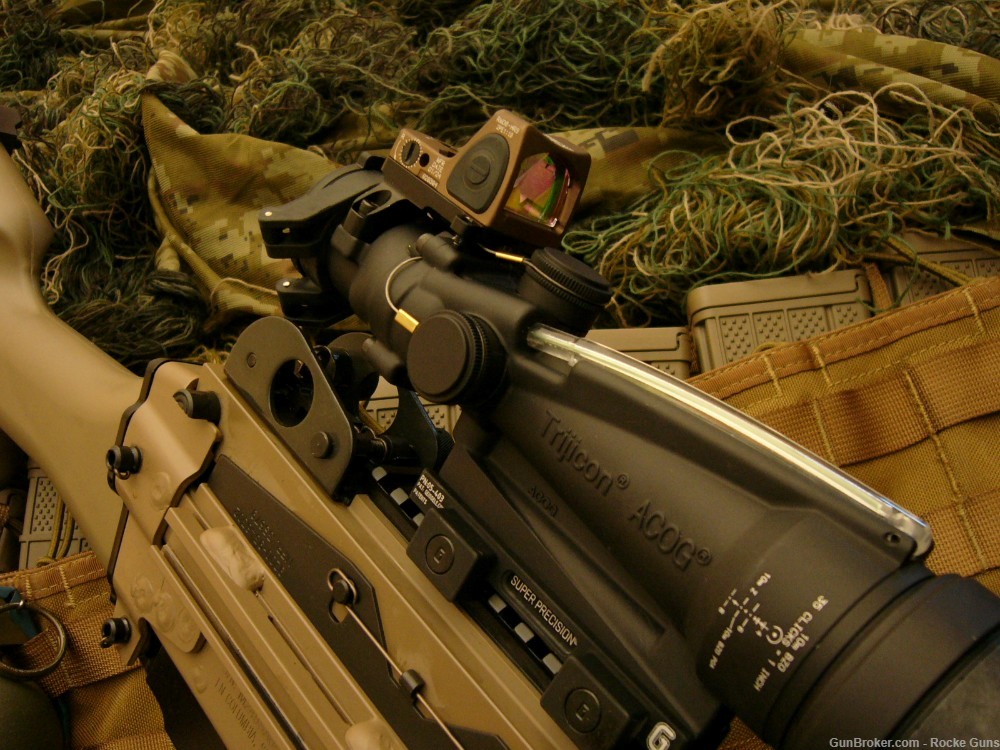 FN FNH M249 SAW M249S TRIJICON M249 OPTICS BELTED AMMO SOCOM RMR DARK EARTH-img-49